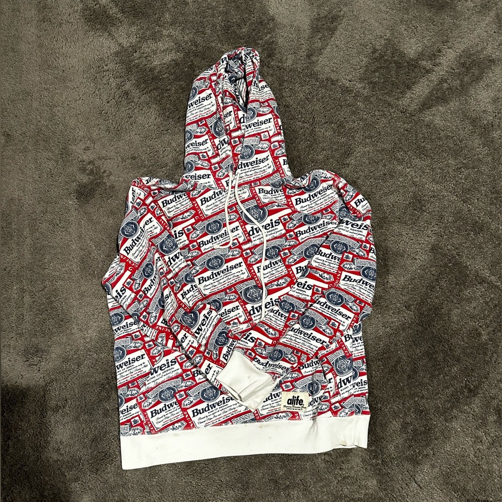 vintage budweiser hoodie